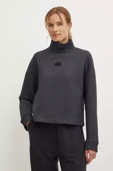 Толстовка The North Face с воротником-стойкой, серый