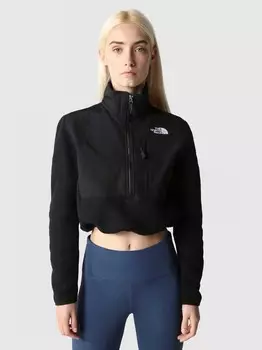 Толстовка The North Face W DENALI CROP, черный