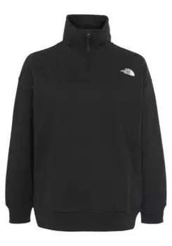 Толстовка The North Face "W PLUS ESSENTIAL QZ", больших размеров, черный