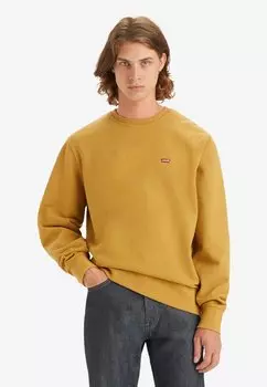 Толстовка The Original Crew Levi's, цвет single dye spruce yellow