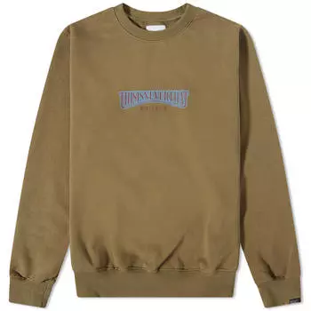 Толстовка thisisneverthat Low Arch Crew Sweat