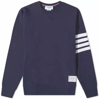 Толстовка Thom Browne Engineered Stripe Crew Sweat