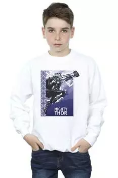 Толстовка Thor Love And Thunder Mighty Thor Marvel, белый