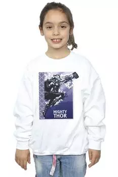 Толстовка Thor Love And Thunder Mighty Thor Marvel, белый