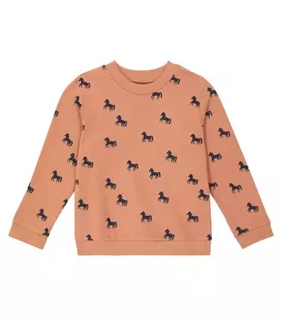 Толстовка thora из хлопка с принтом Liewood, розовый