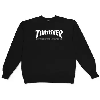 Толстовка Thrasher Skatemag Crew, черный