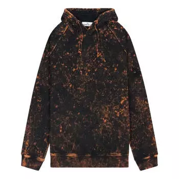 Толстовка tie-dye hoodie 'orange' Stone Island, оранжевый