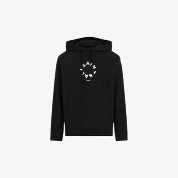 Толстовка Tierra из органического хлопка с логотипом Allsaints, черный