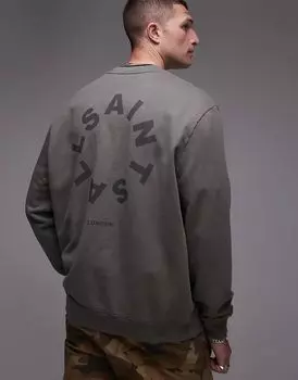 Толстовка Tierra зеленого цвета AllSaints