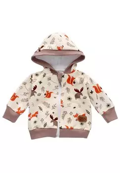 Толстовка TIERWELTEN Baby Sweets, цвет brown creme