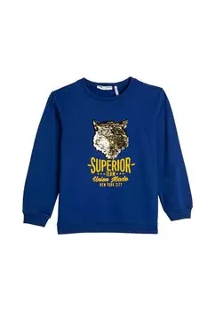 Толстовка TIGER REVERSIBLE CREW NECK Koton, цвет blue