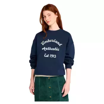 Толстовка Timberland Brushed Back Chest Graphic, синий