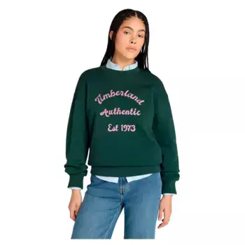 Толстовка Timberland Brushed Back Chest Graphic, зеленый