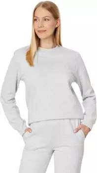 Толстовка Timberland Brushed Back Crew, цвет Light Grey Melange