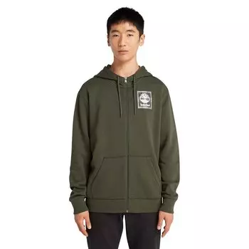 Толстовка Timberland Buffalo Plaid Full Zip, зеленый
