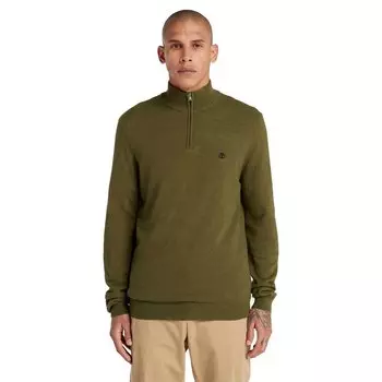 Толстовка Timberland Cohas Brook Merino Half Zip, зеленый