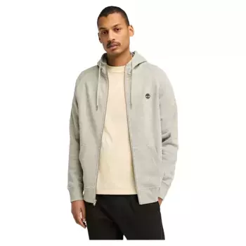 Толстовка Timberland Exeter River Brushed Back full zip, серый
