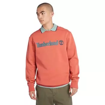 Толстовка Timberland Kennebec River Linear Logo Crew Neck, оранжевый