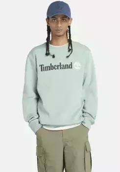 Толстовка Timberland "KENNEBEC RIVER Linear Logo Crew Neck", зеленый