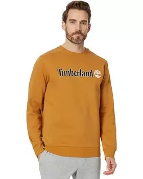 Толстовка Timberland Linear Logo Crew Neck, цвет Wheat Boot