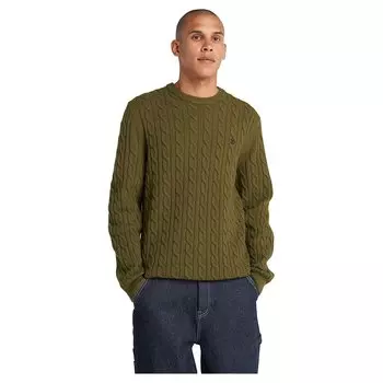 Толстовка Timberland Phillips Brook Lambswool Cable, зеленый