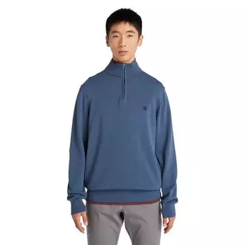 Толстовка Timberland Williams River Cotton YD Half Zip, синий