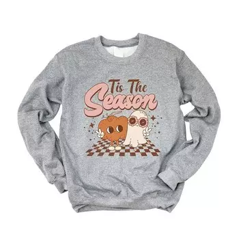 Толстовка Tis The Season с тыквой и призраком Simply Sage Market, цвет Graphite