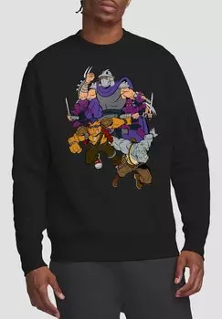 Толстовка TMNT SHREDDER AND FOOT CLAN Cotton Soul, черный