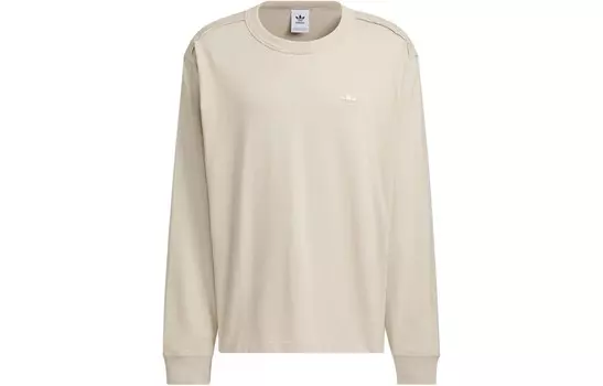 Толстовка TOC унисекс светло-коричневая Adidas Originals, коричневый