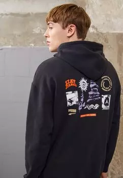 Толстовка Толстовка с капюшоном DOWNTOWN GRAPHIC Puma, черный