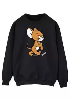 Толстовка TOM AND JERRY ANGRY MOUSE ABSOLUTE CULT, черный