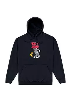 Толстовка TOM AND JERRY CHEESE GRAPHIC con cappuccio Henry Tiger, черный
