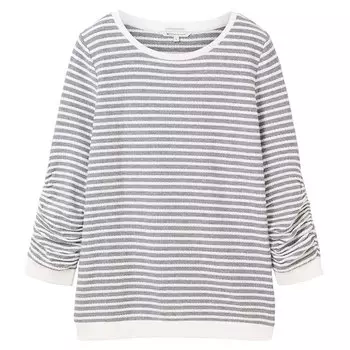 Толстовка Tom Tailor 1039980 Striped Jacquard, серый
