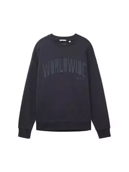 Толстовка TOM TAILOR, антрацит
