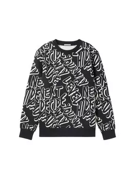 Толстовка TOM TAILOR, черный