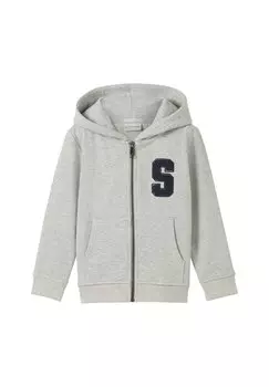 Толстовка TOM TAILOR, цвет light stone grey melange