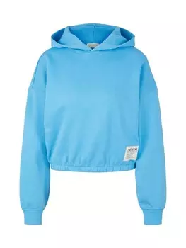 Толстовка TOM TAILOR Denim CROPPED, синий