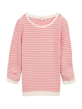 Толстовка TOM TAILOR DENIM, цвет Light red