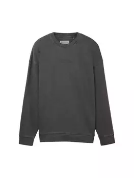 Толстовка TOM TAILOR Denim Sweatshirt, цвет Washed Black