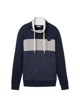 Толстовка Tom Tailor FINE STRIPED SNOOD, разноцветный
