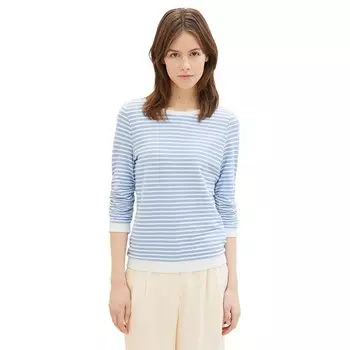 Толстовка Tom Tailor Striped Jacquard, серый