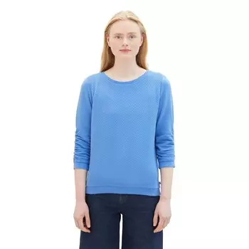 Толстовка Tom Tailor Structured, синий