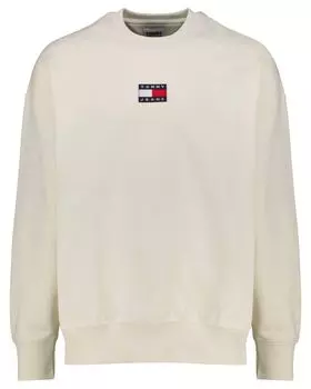 Толстовка Tommy Badge Crew Tommy Jeans, белый