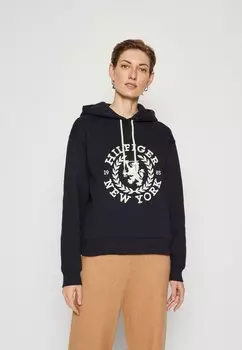 Толстовка Tommy Hilfiger ХУДИ С CREST, цвет desert sky