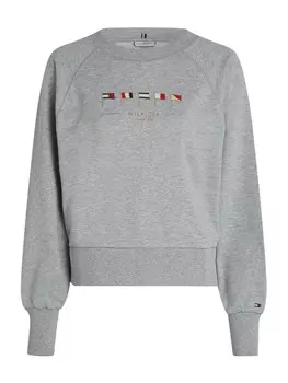 Толстовка TOMMY HILFIGER, пятнистый серый