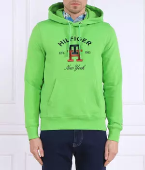 Толстовка Tommy Hilfiger Regular Fit, ярко-зеленый