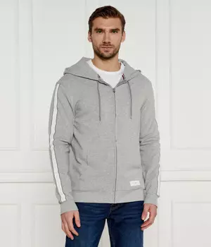 Толстовка Tommy Hilfiger Regular Fit, серый / белый