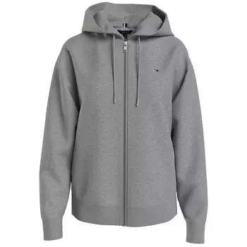 Толстовка Tommy Hilfiger Relaxed Fit Solid Zip, серый