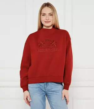 Толстовка Tommy Hilfiger Varsity Regular Fit, красный