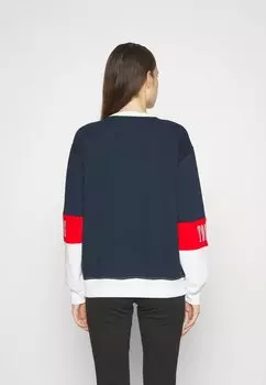 Толстовка Tommy Jeans ARCHIVE CREW, цвет dark night navy/multi